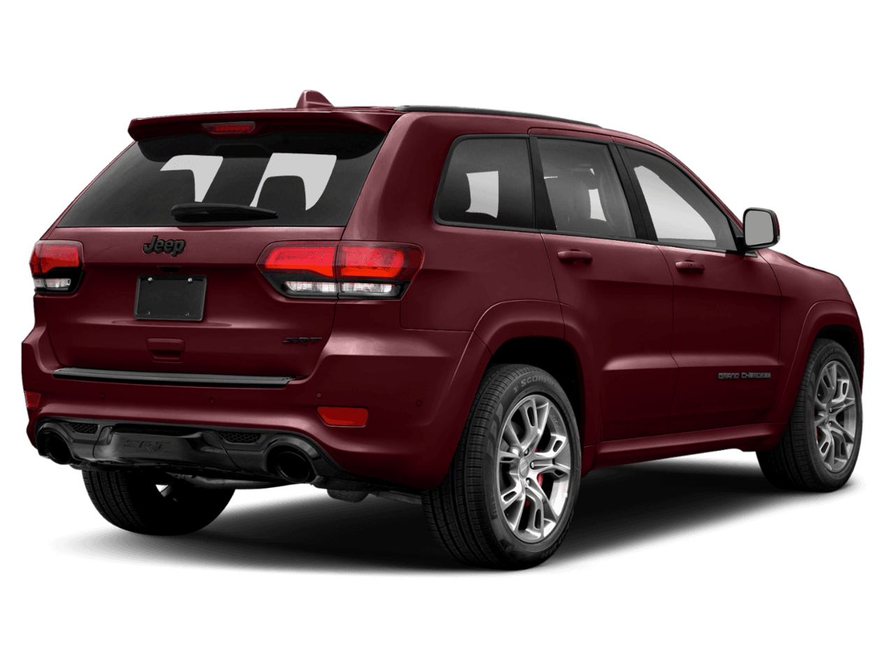 2020 Jeep Grand Cherokee SRT - Rear 3/4, facing to the right