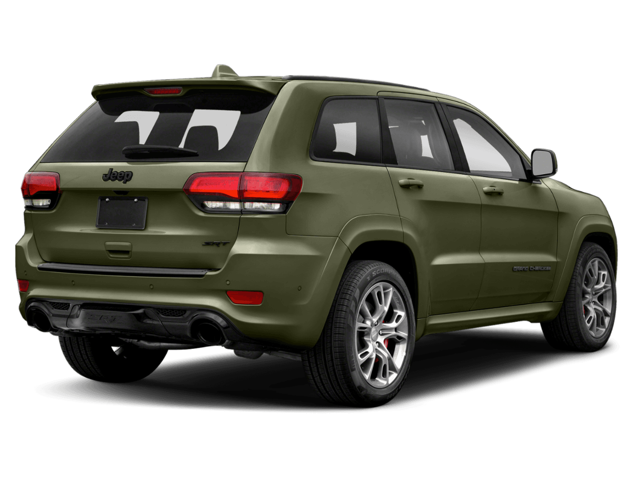 2020 Jeep Grand Cherokee SRT - Rear 3/4, facing to the right