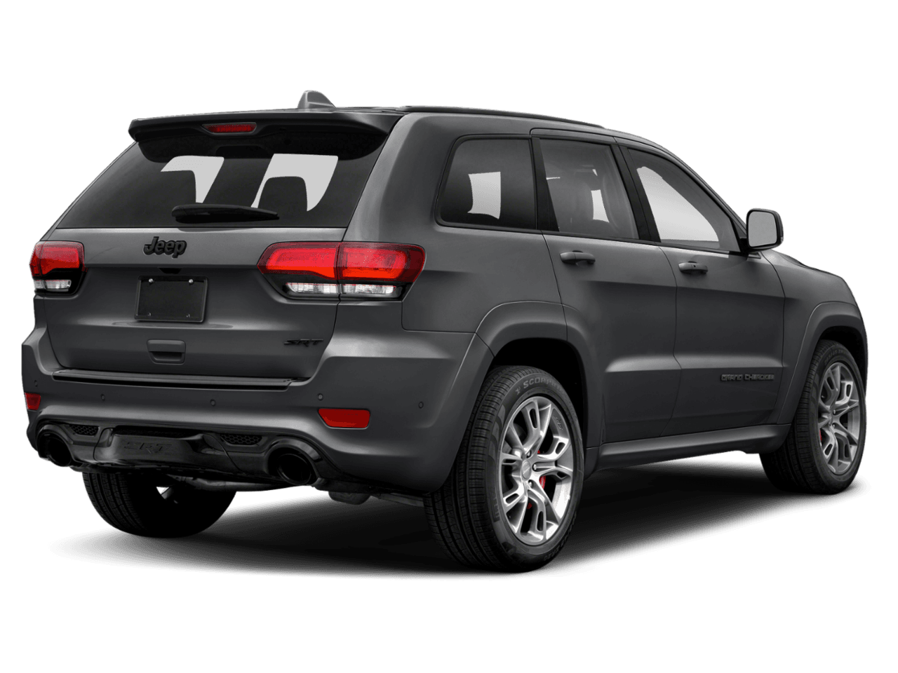 2020 Jeep Grand Cherokee SRT - Rear 3/4, facing to the right