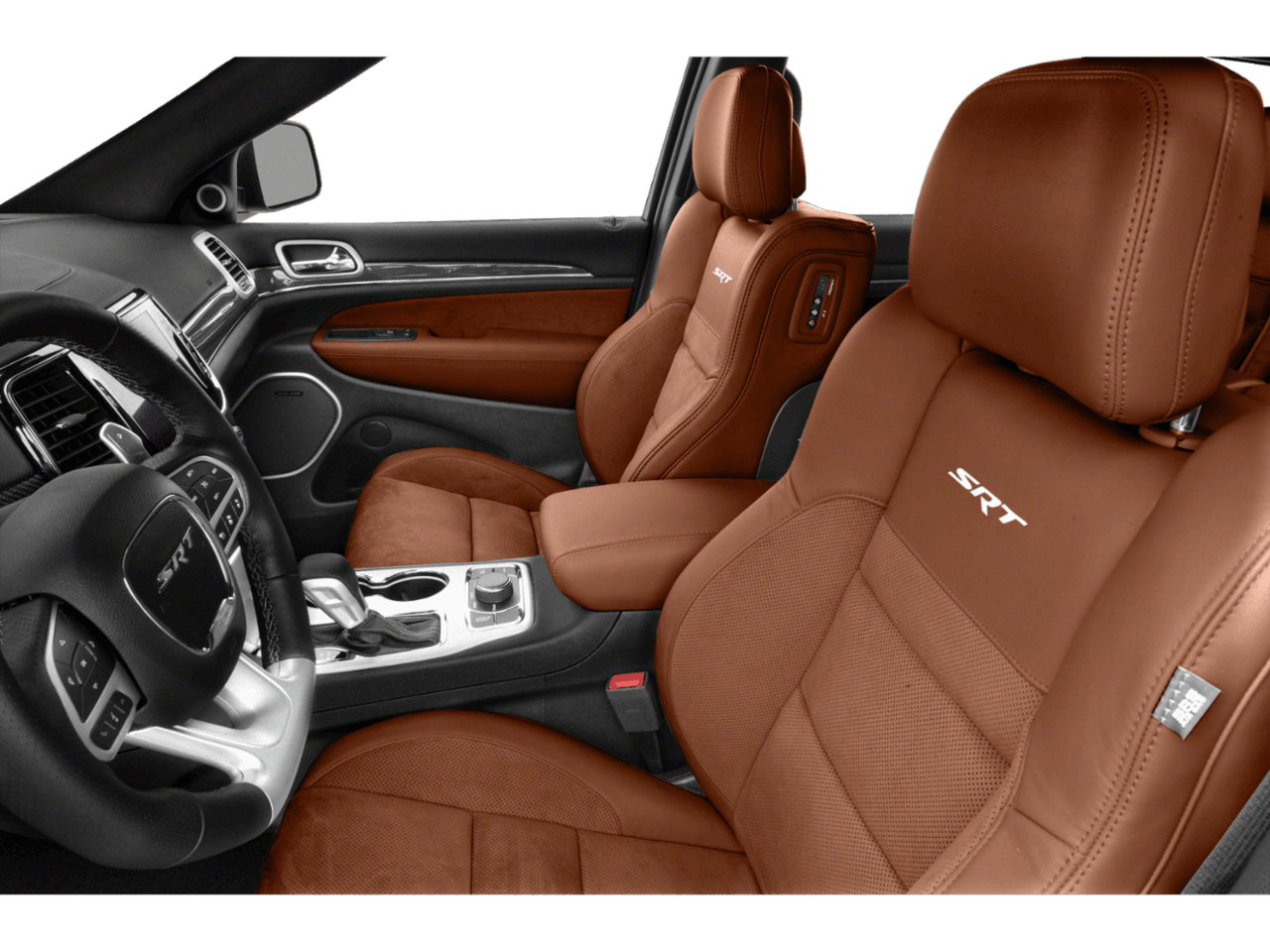 2020 Jeep Grand Cherokee Trackhawk - Interior Driver's Side with Door Open, Front Seat Feature