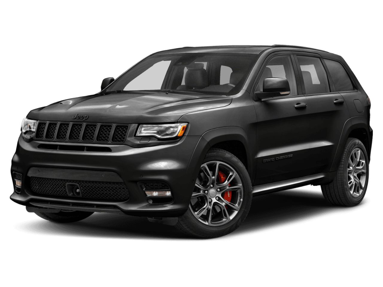 2020 Jeep Grand Cherokee Trackhawk - Front 3/4, facing to the left