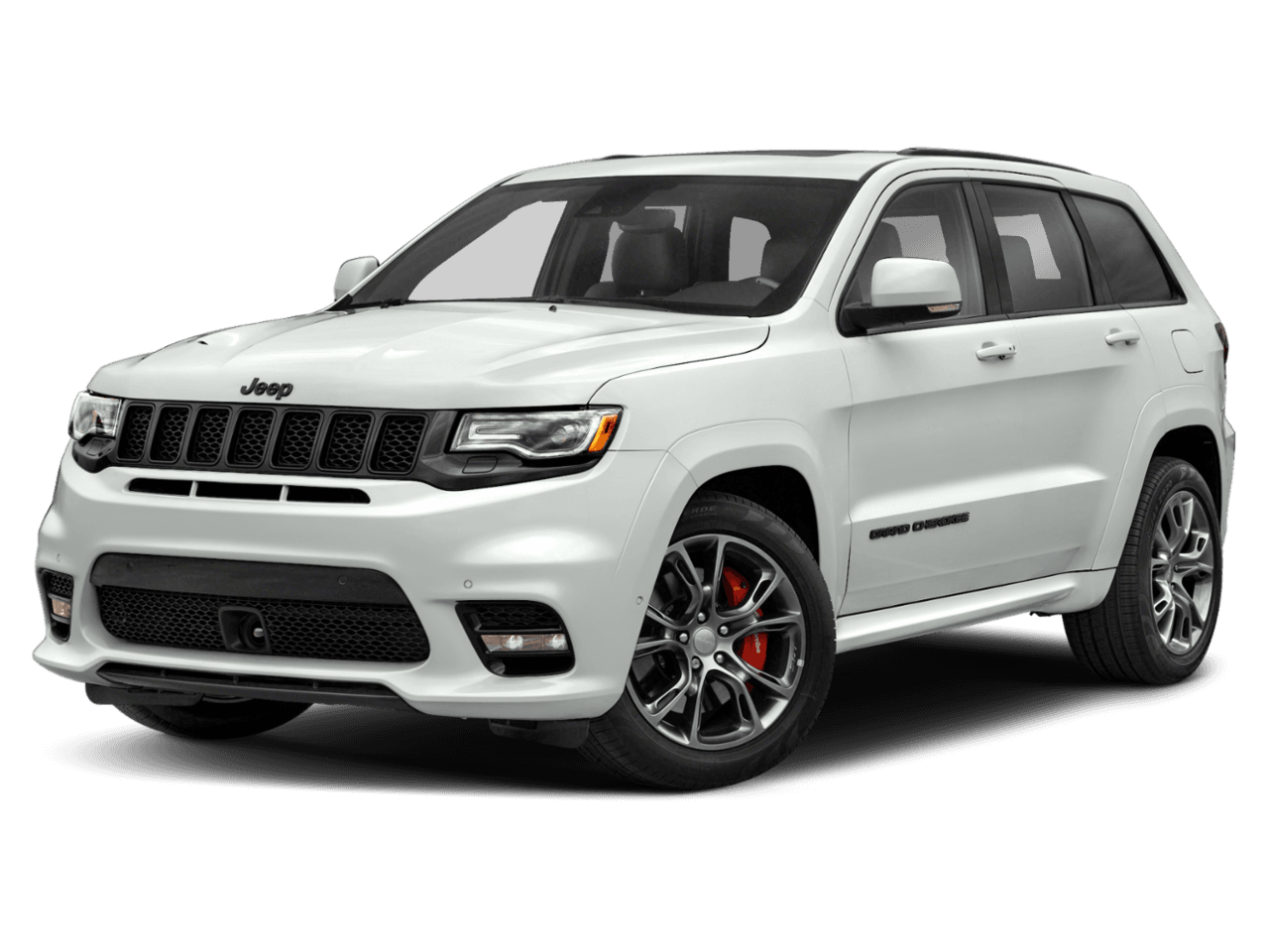 2020 Jeep Grand Cherokee Trackhawk - Front 3/4, facing to the left