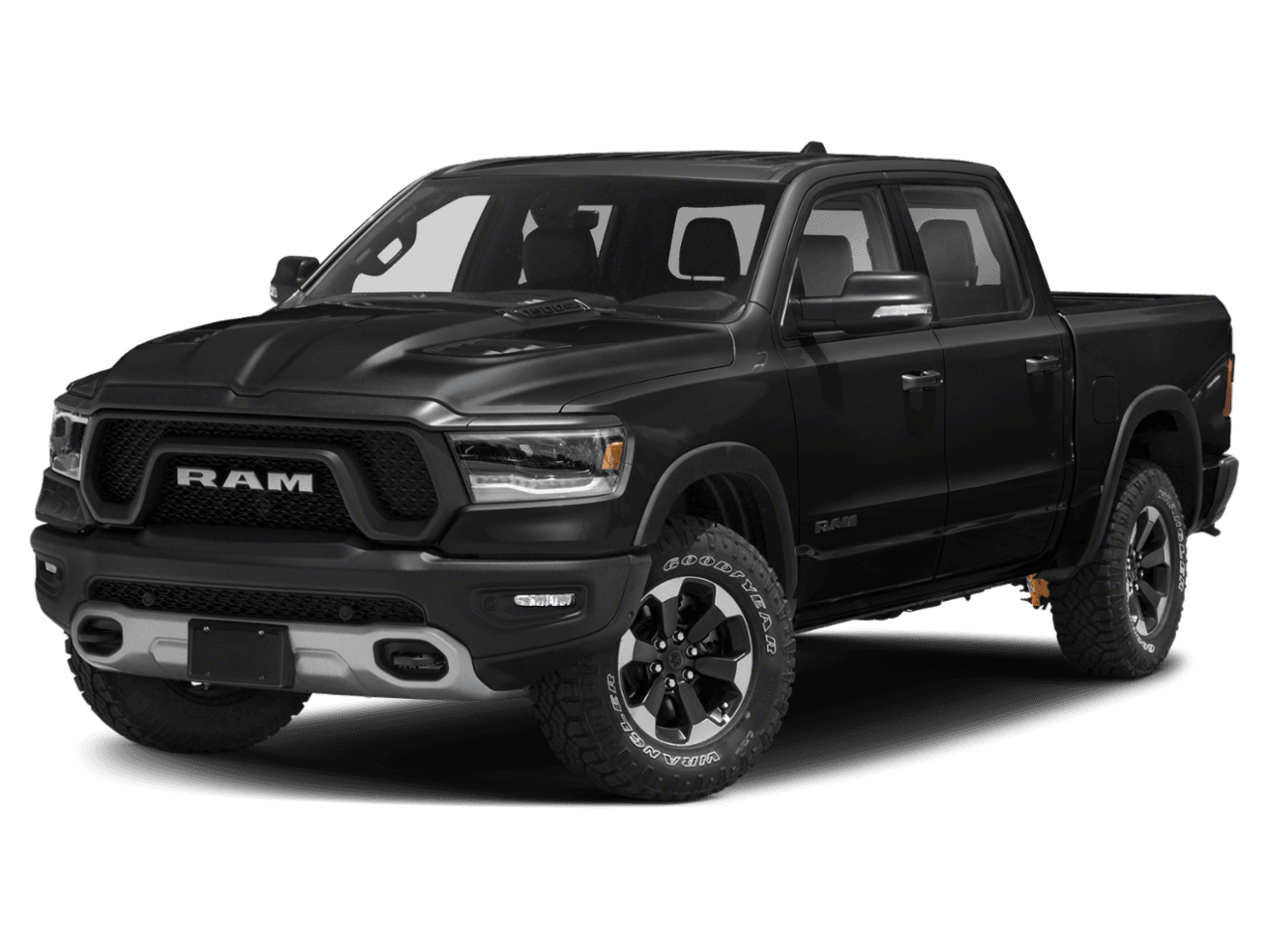 2020 Ram 1500 Rebel - Front 3/4, facing to the left