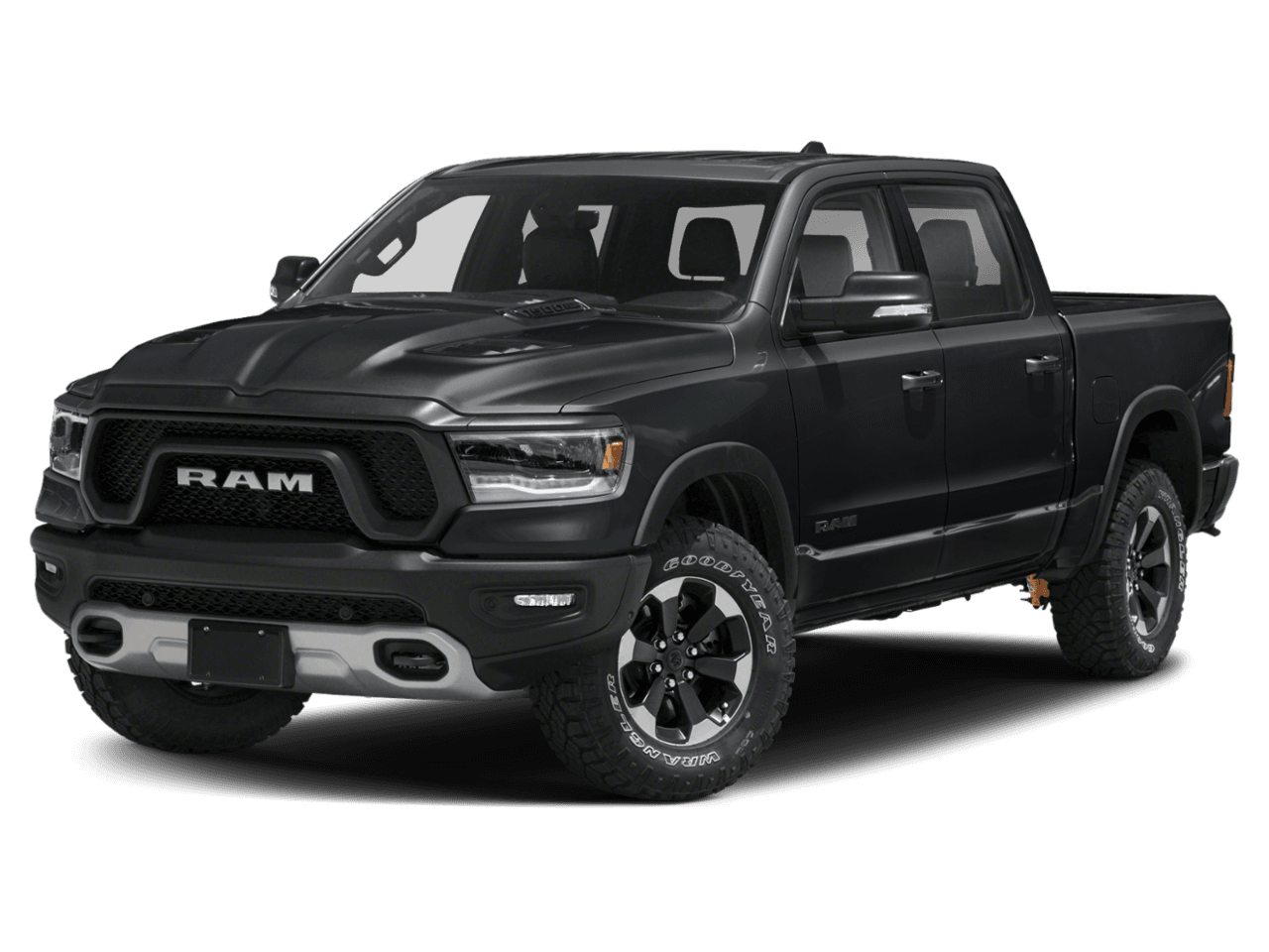 2020 Ram 1500 Rebel - Front 3/4, facing to the left