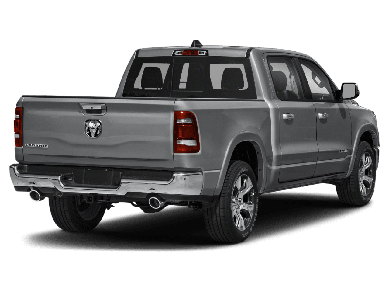 2020 Ram 1500 Laramie - Rear 3/4, facing to the right