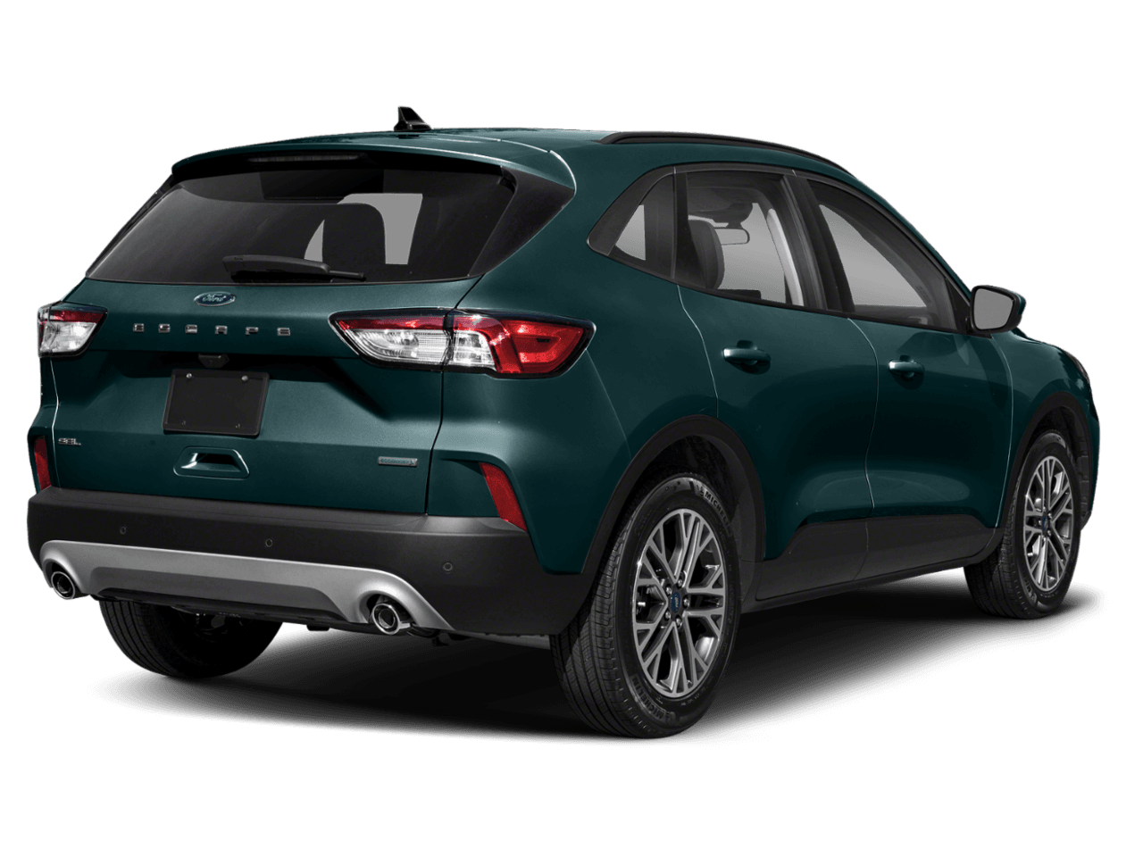 2020 Ford Escape SEL FWD - Rear 3/4, facing to the right