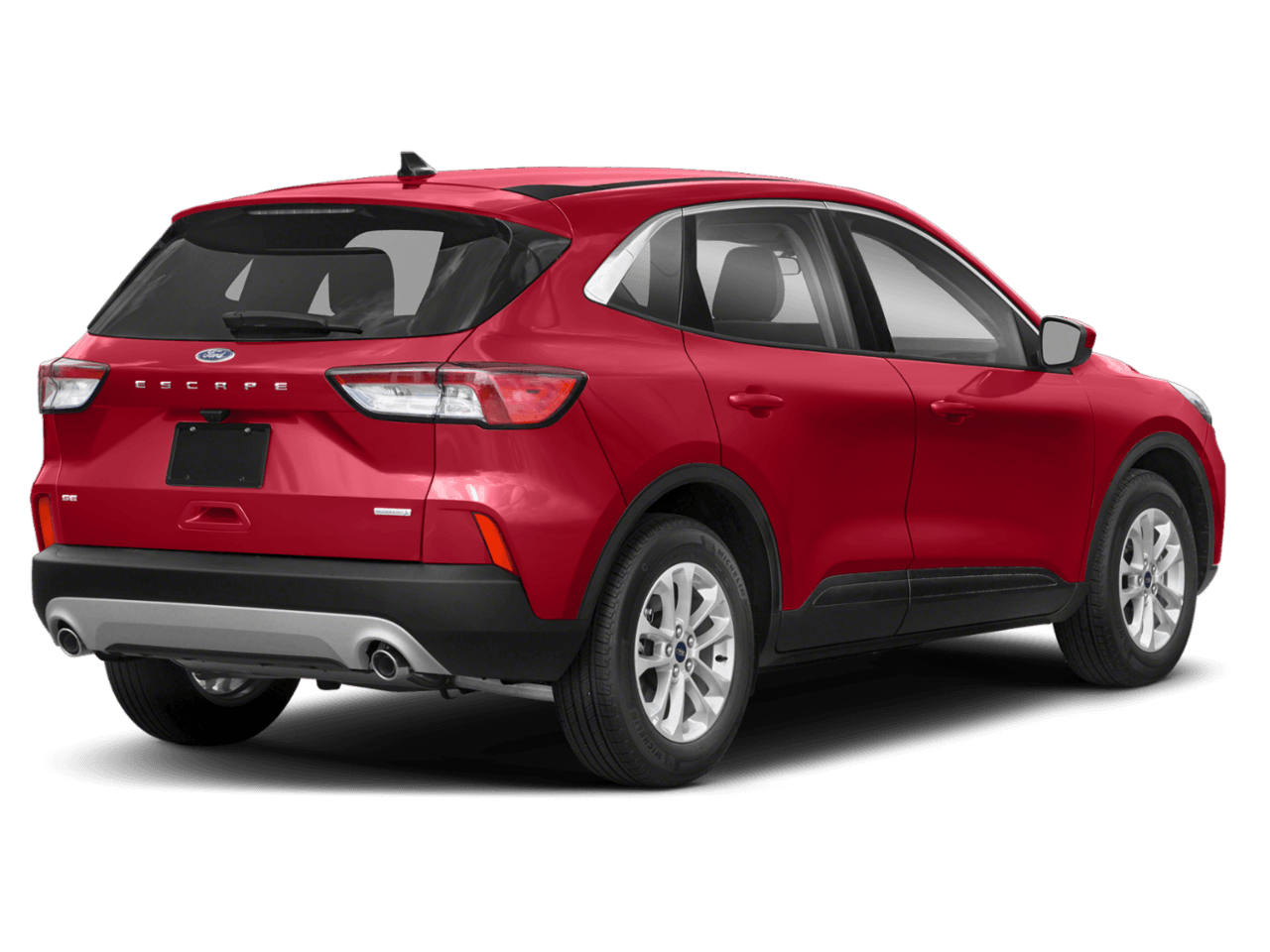 2020 Ford Escape SE Sport Hybrid FWD - Rear 3/4, facing to the right