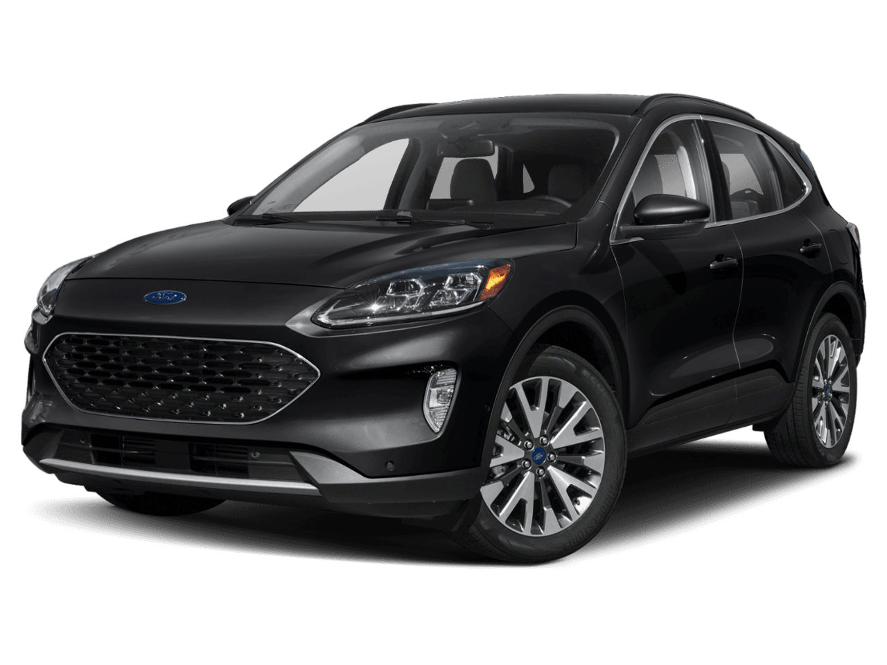 2020 Ford Escape Titanium Hybrid AWD - Front 3/4, facing to the left