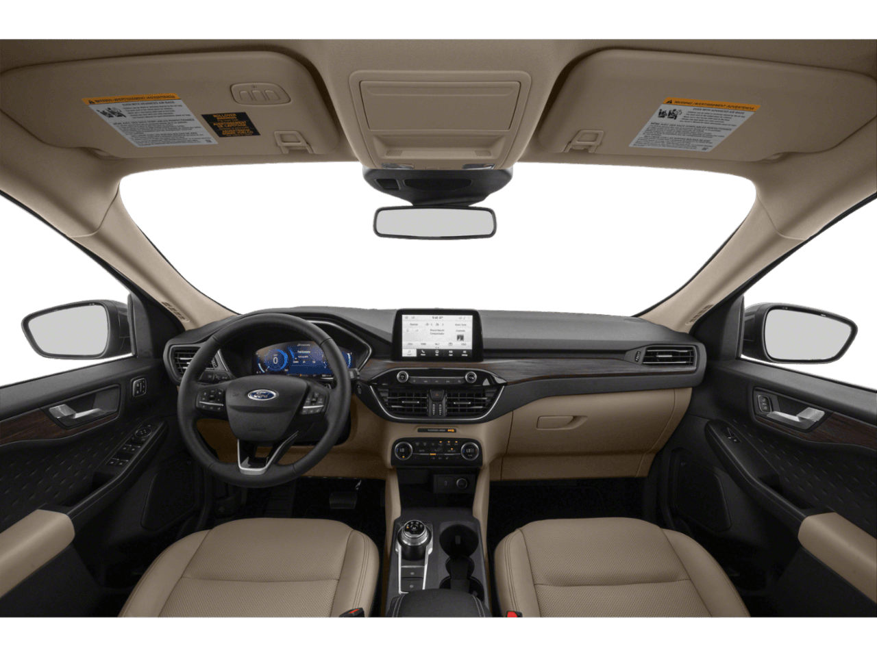 2020 Ford Escape Titanium Hybrid AWD - Interior Full Dash Basic