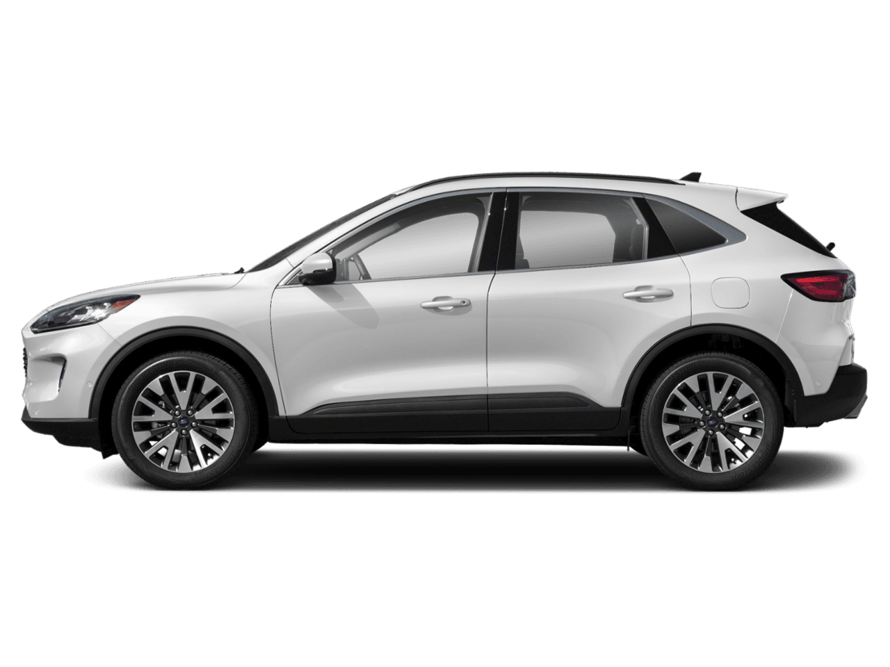 2020 Ford Escape Titanium Hybrid AWD - Profile, facing to the left