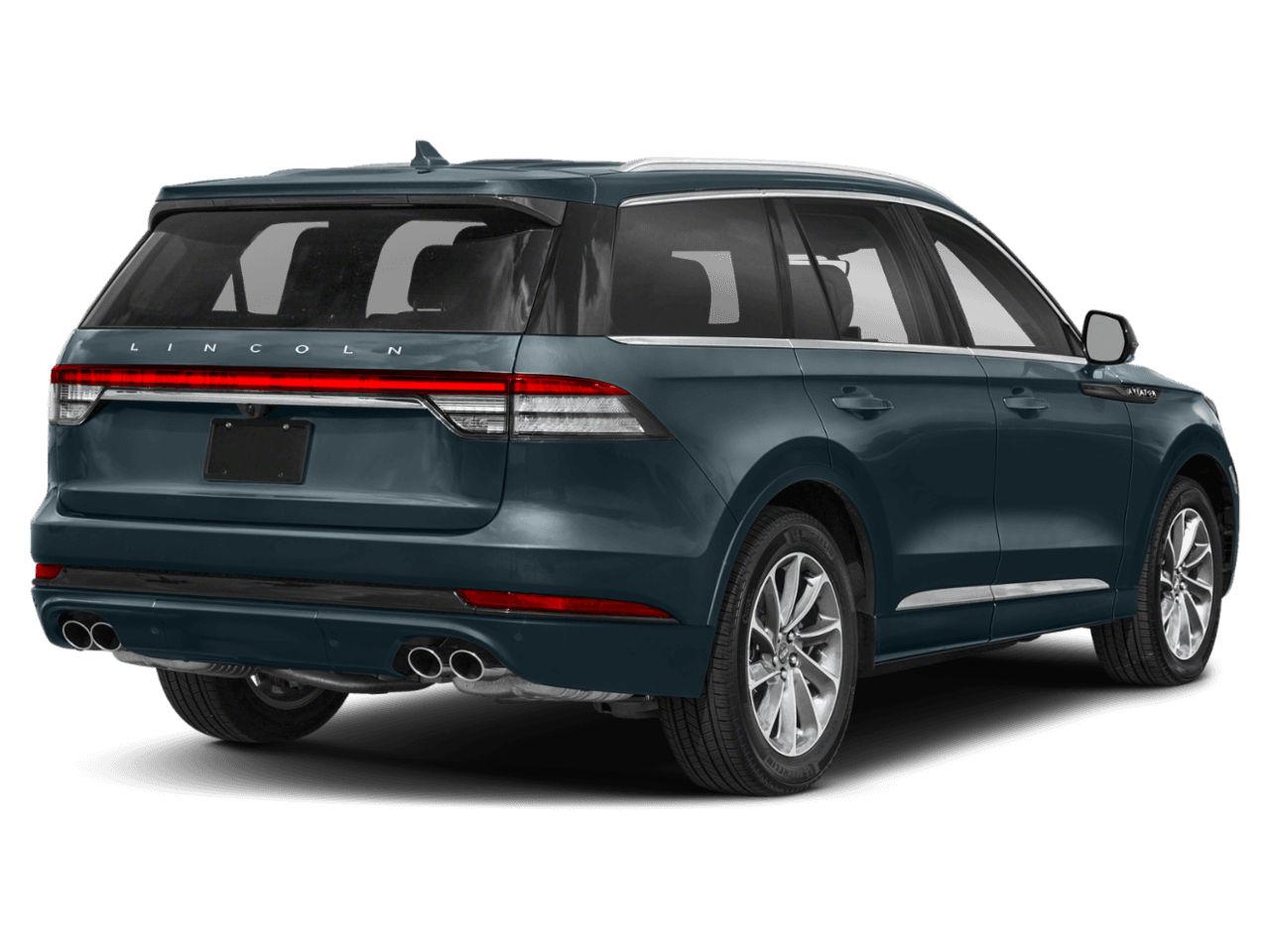2020 Lincoln Aviator Grand Touring - Rear 3/4, facing to the right