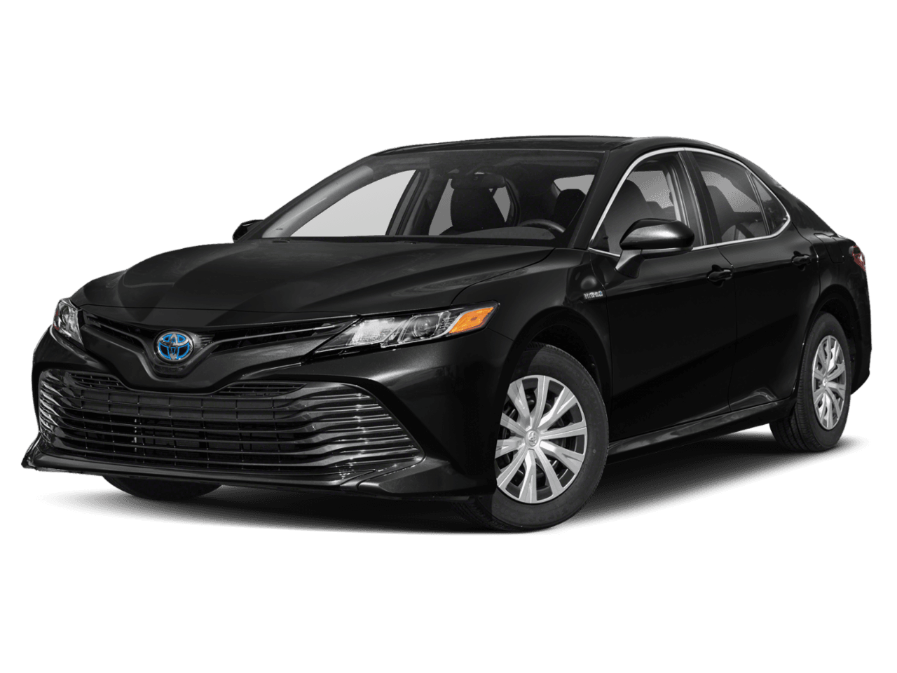 2020 Toyota Camry Hybrid LE - Front 3/4, facing to the left