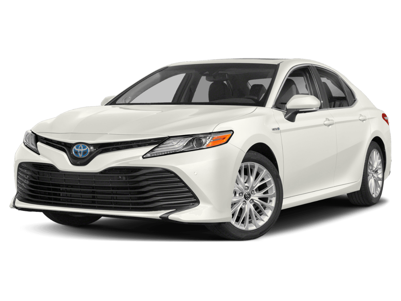 2020 Toyota Camry Hybrid SE - Front 3/4, facing to the left