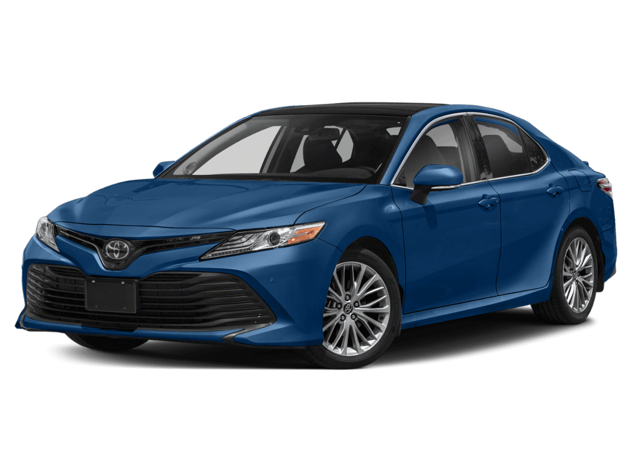 2020 Toyota Camry XLE - Front 3/4, facing to the left