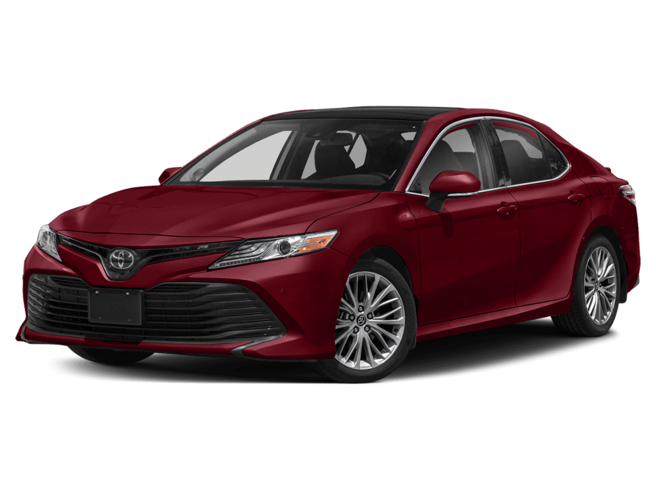 2020 Toyota Camry XLE - Front 3/4, facing to the left