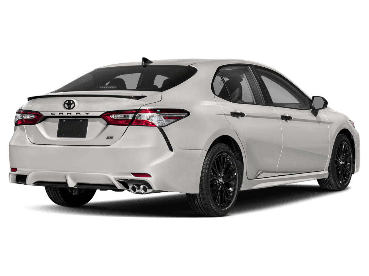 2020 Toyota Camry SE Nightshade - Rear 3/4, facing to the right