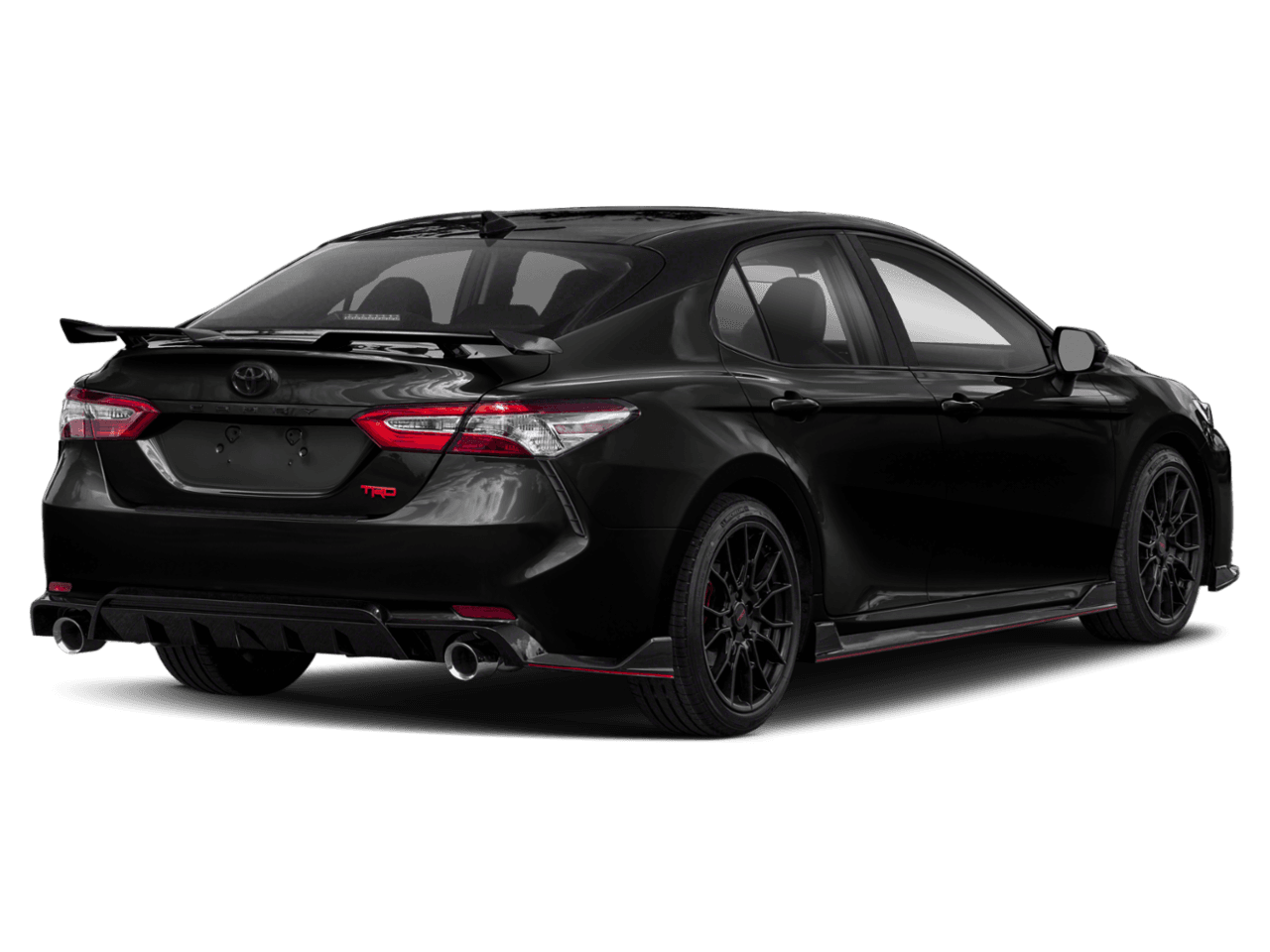 2020 Toyota Camry TRD V6 - Rear 3/4, facing to the right