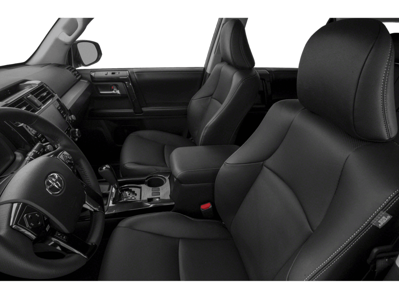 2020 Toyota 4Runner Nightshade - Interior Driver's Side with Door Open, Front Seat Feature