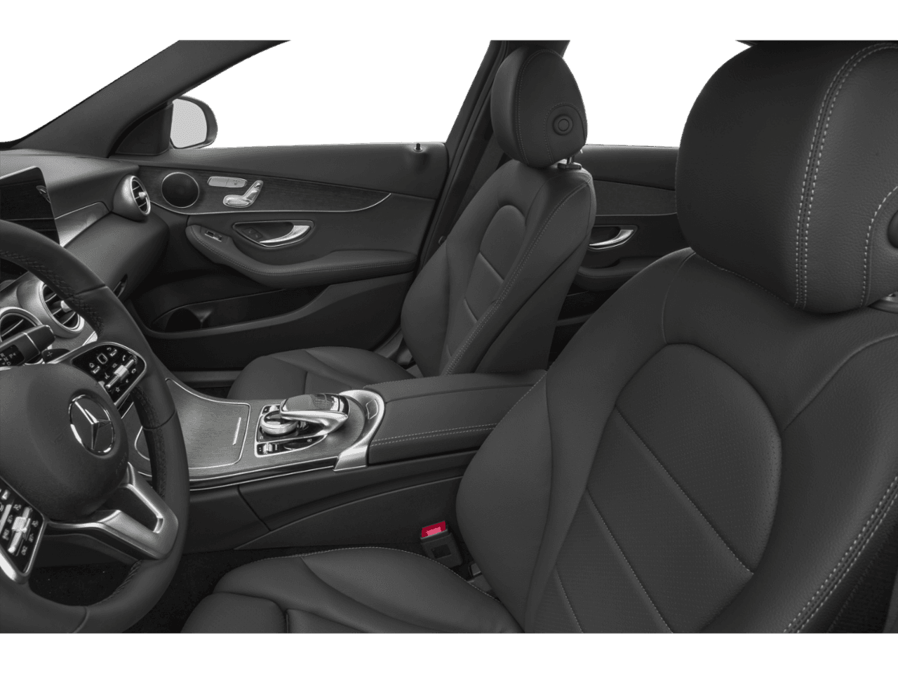 2020 Mercedes-Benz C-Class C 300 - Interior Driver's Side with Door Open, Front Seat Feature