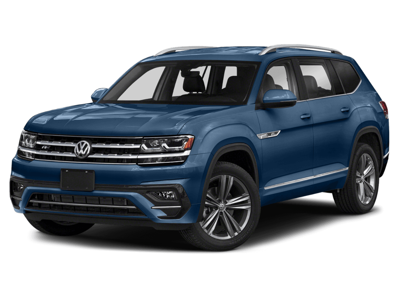 2020 Volkswagen Atlas 3.6L V6 SEL R-Line - Front 3/4, facing to the left