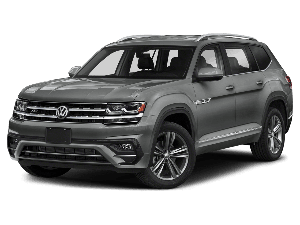 2020 Volkswagen Atlas 3.6L V6 SEL R-Line - Front 3/4, facing to the left