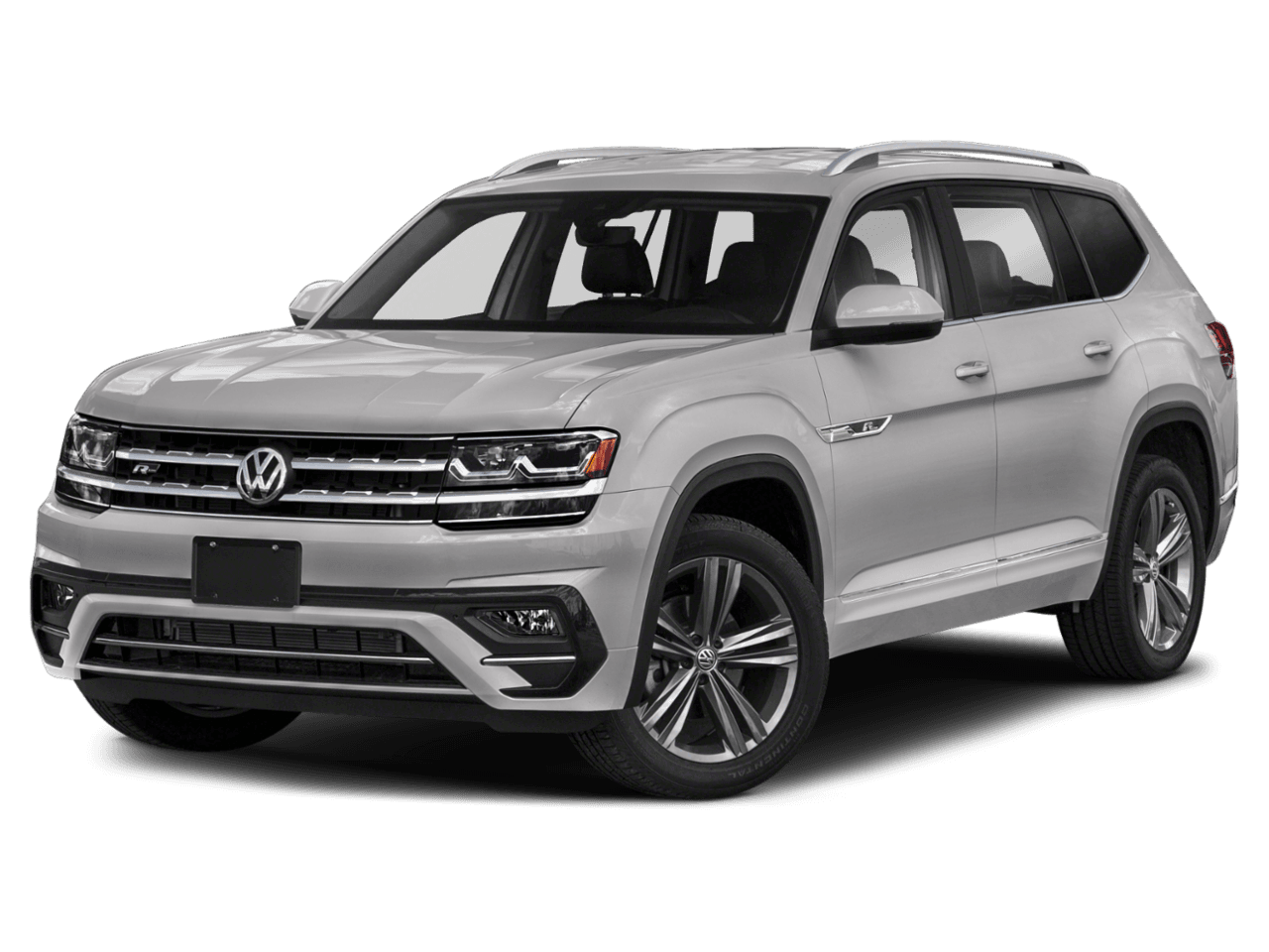 2020 Volkswagen Atlas 3.6L V6 SEL R-Line - Front 3/4, facing to the left