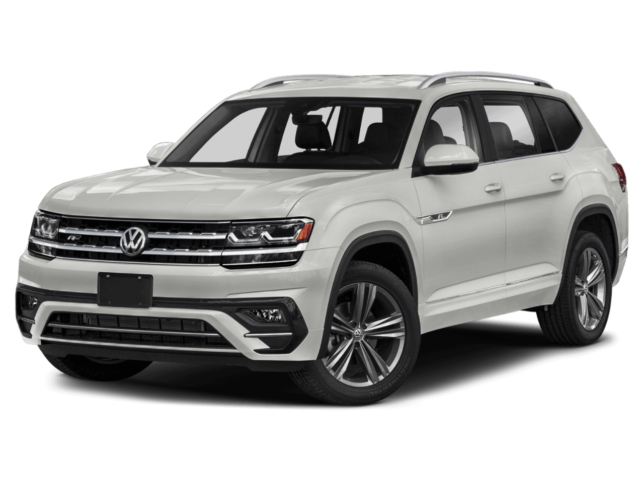 2020 Volkswagen Atlas 3.6L V6 SEL R-Line - Front 3/4, facing to the left
