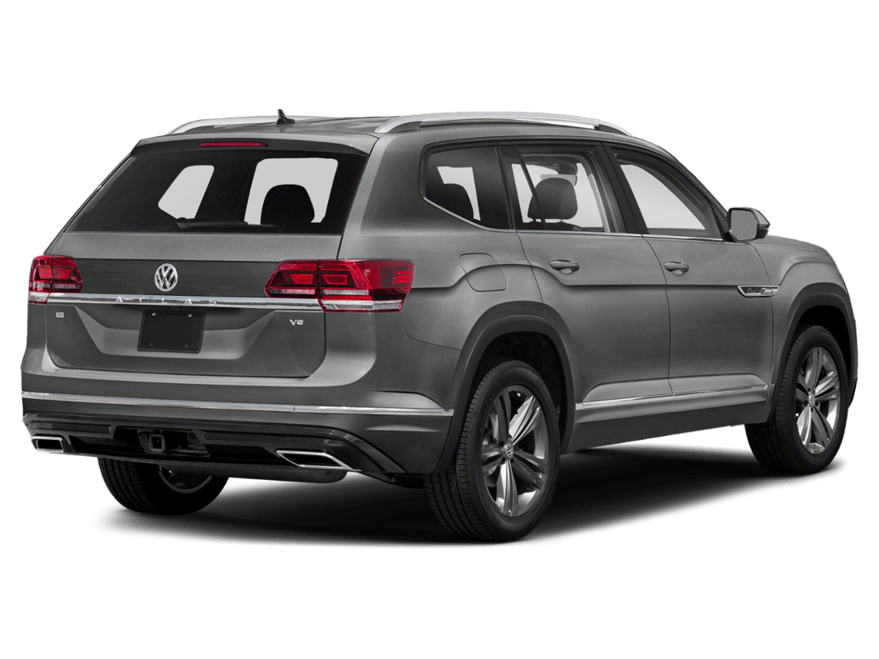 2020 Volkswagen Atlas 3.6L V6 SEL R-Line - Rear 3/4, facing to the right