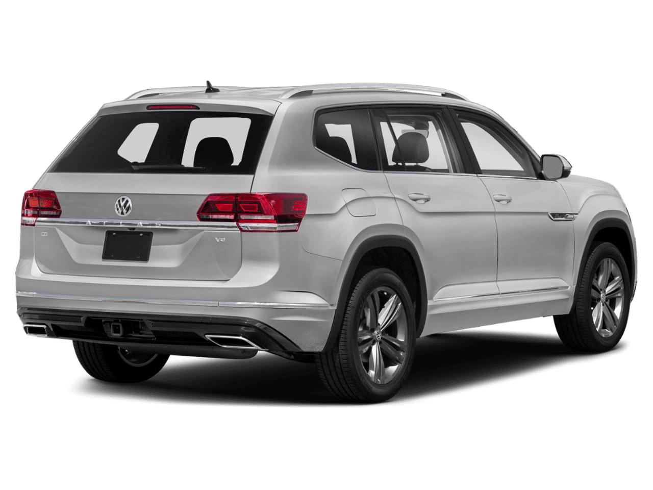2020 Volkswagen Atlas 3.6L V6 SEL R-Line - Rear 3/4, facing to the right