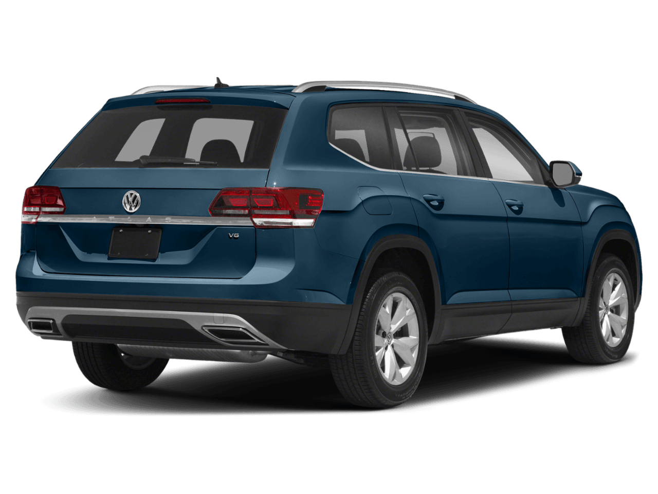 2020 Volkswagen Atlas 3.6L V6 SE w/Technology - Rear 3/4, facing to the right