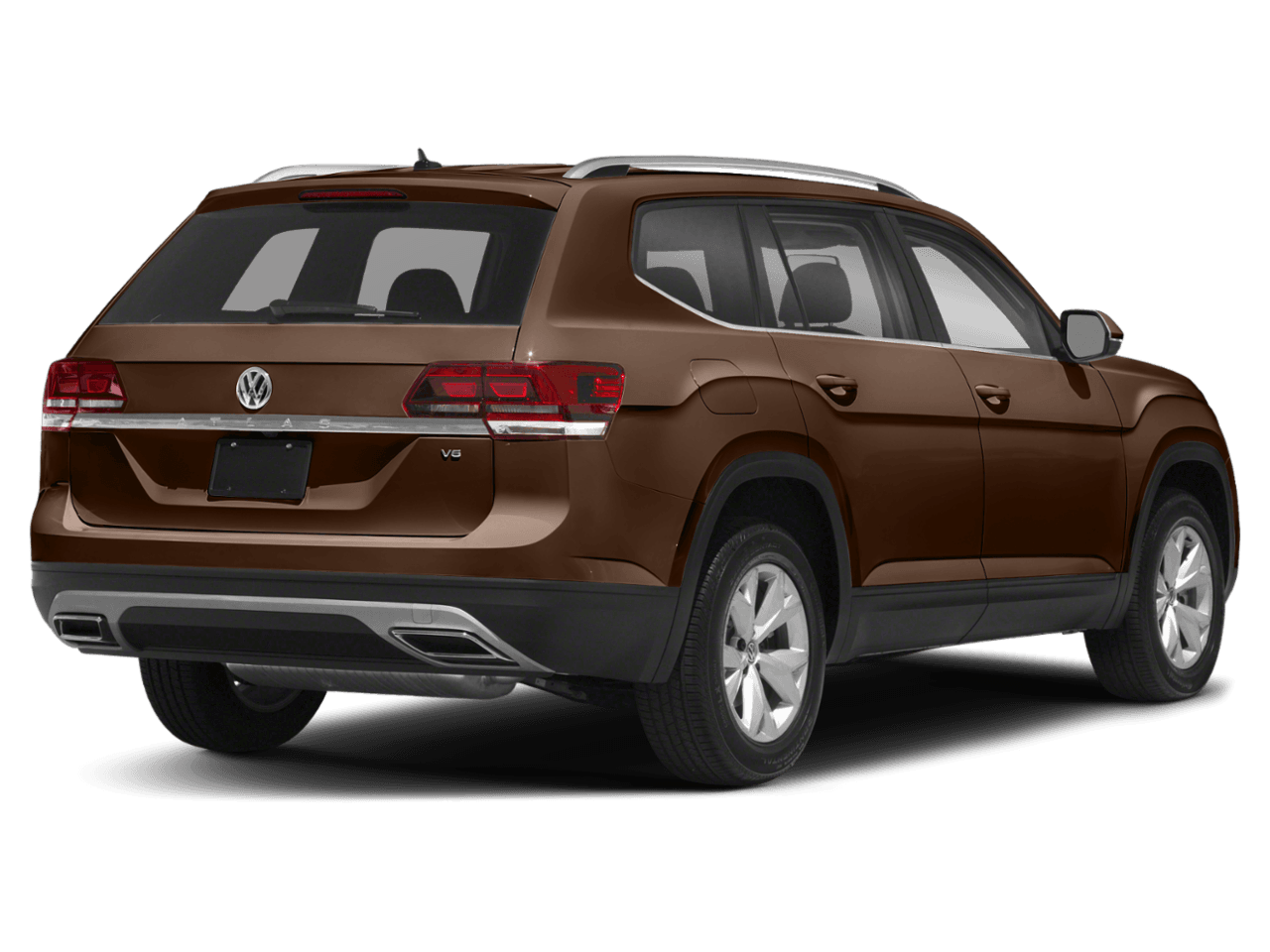 2020 Volkswagen Atlas 3.6L V6 SEL Premium - Rear 3/4, facing to the right