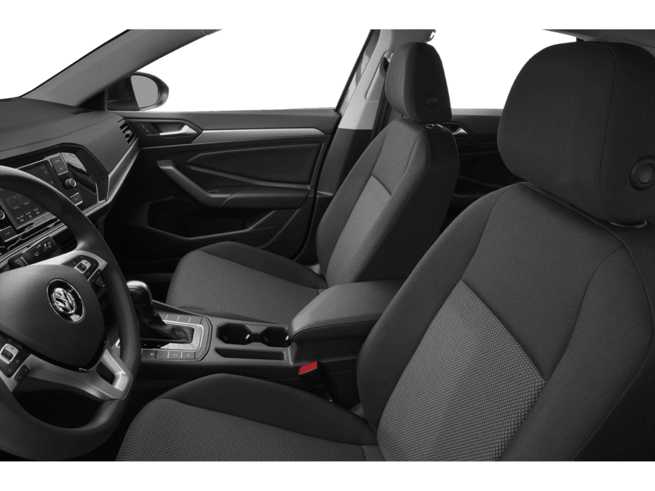 2020 Volkswagen Jetta SEL Premium - Interior Driver's Side with Door Open, Front Seat Feature