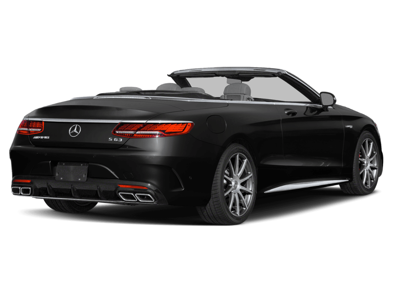 2020 Mercedes-Benz S-Class AMG S 63 - Rear 3/4, facing to the right