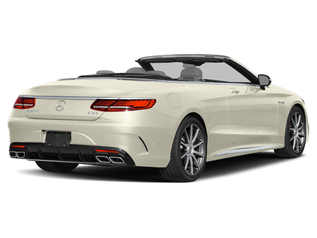 2020 Mercedes-Benz S-Class AMG S 63 - Rear 3/4, facing to the right