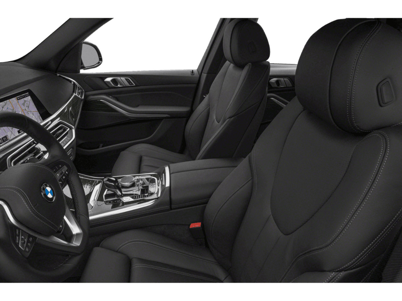 2020 BMW X5 sDrive40i - Interior Driver's Side with Door Open, Front Seat Feature