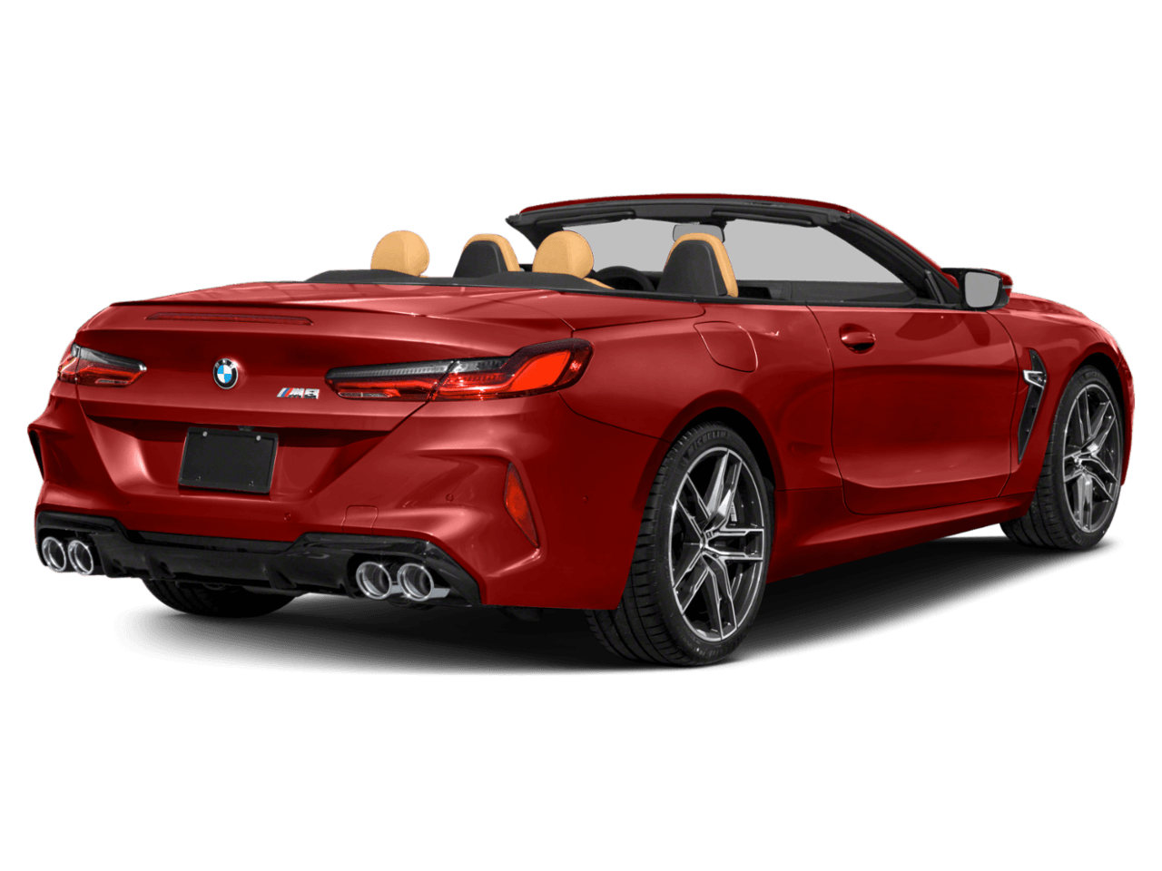 2020 BMW M8  - Rear 3/4, facing to the right