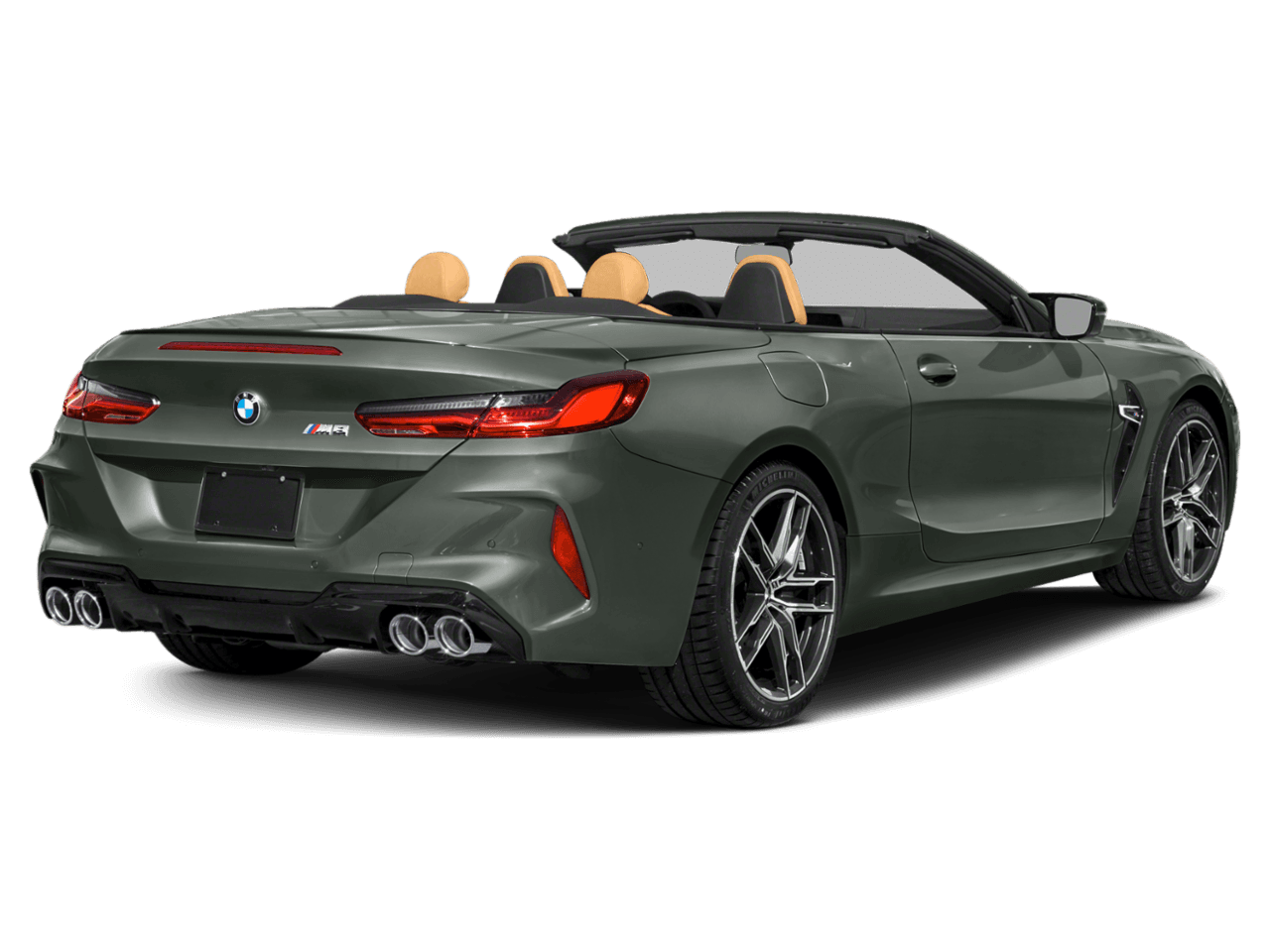 2020 BMW M8  - Rear 3/4, facing to the right