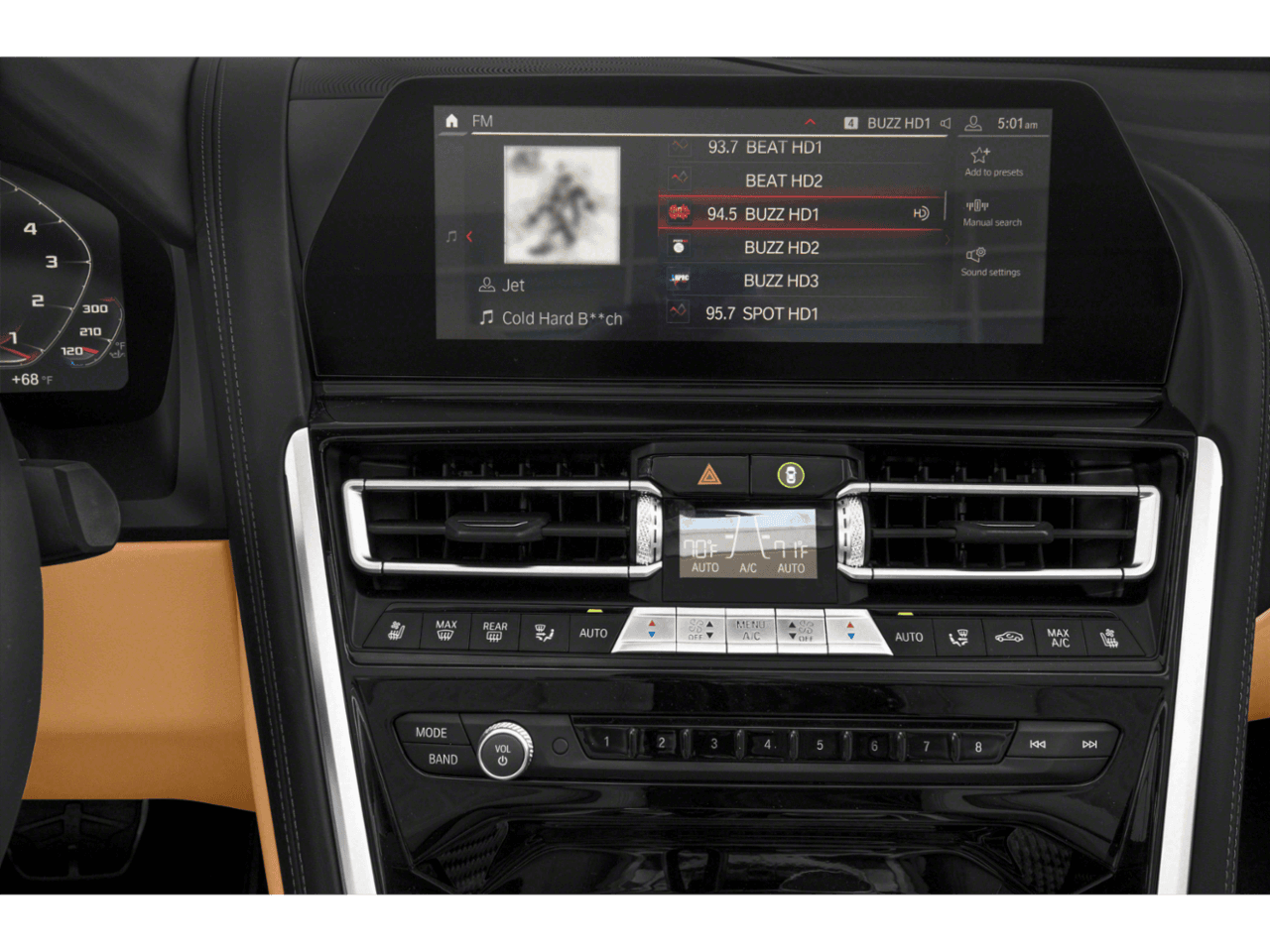 2020 BMW M8  - Interior Stereo System