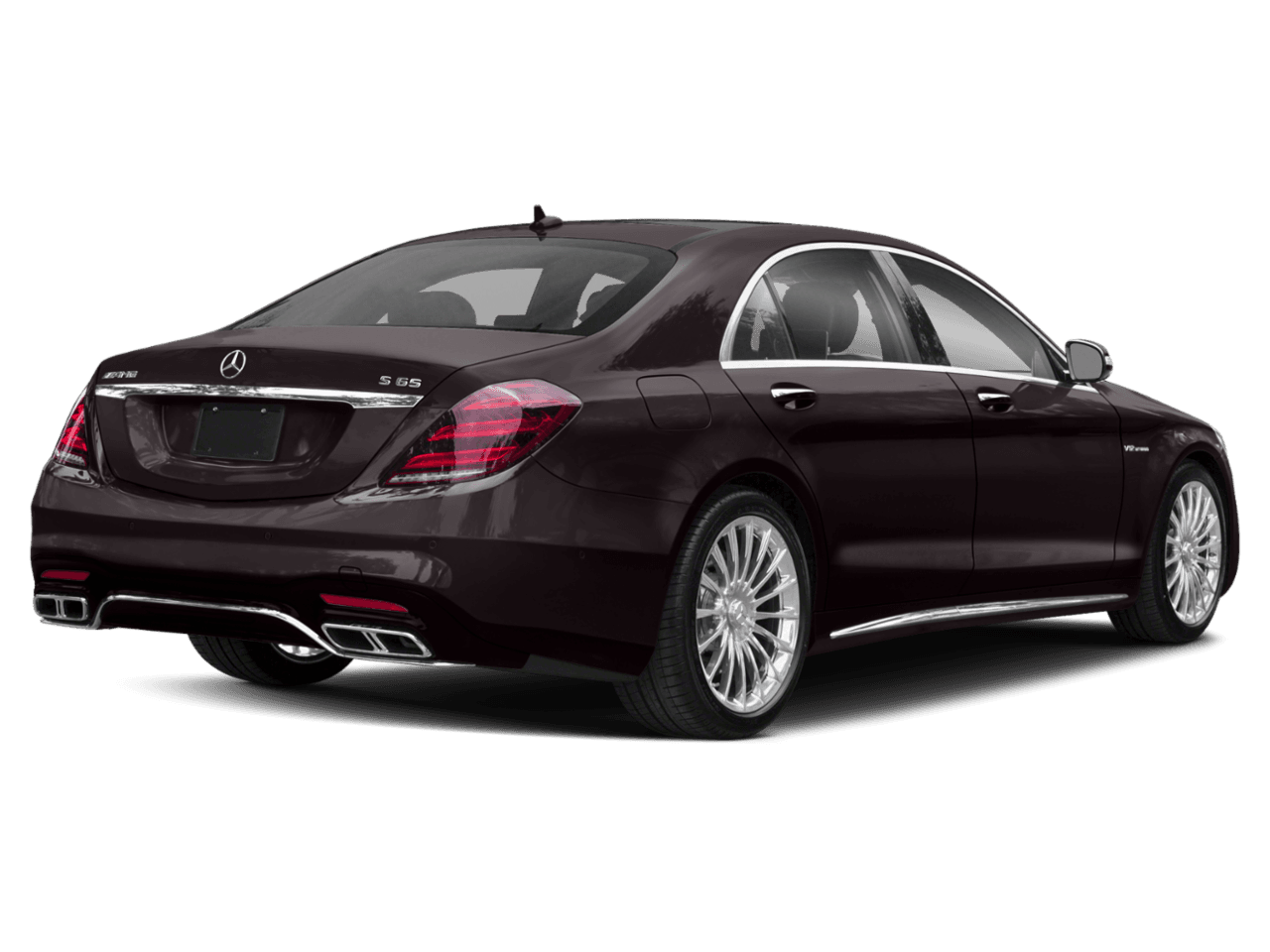 2020 Mercedes-Benz S-Class AMG S 65 - Rear 3/4, facing to the right