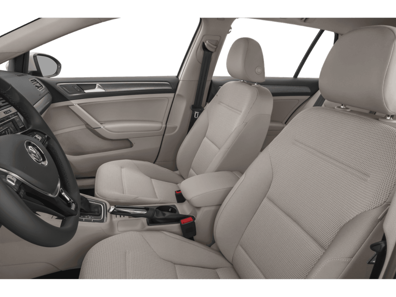 2020 Volkswagen Golf TSI - Interior Driver's Side with Door Open, Front Seat Feature