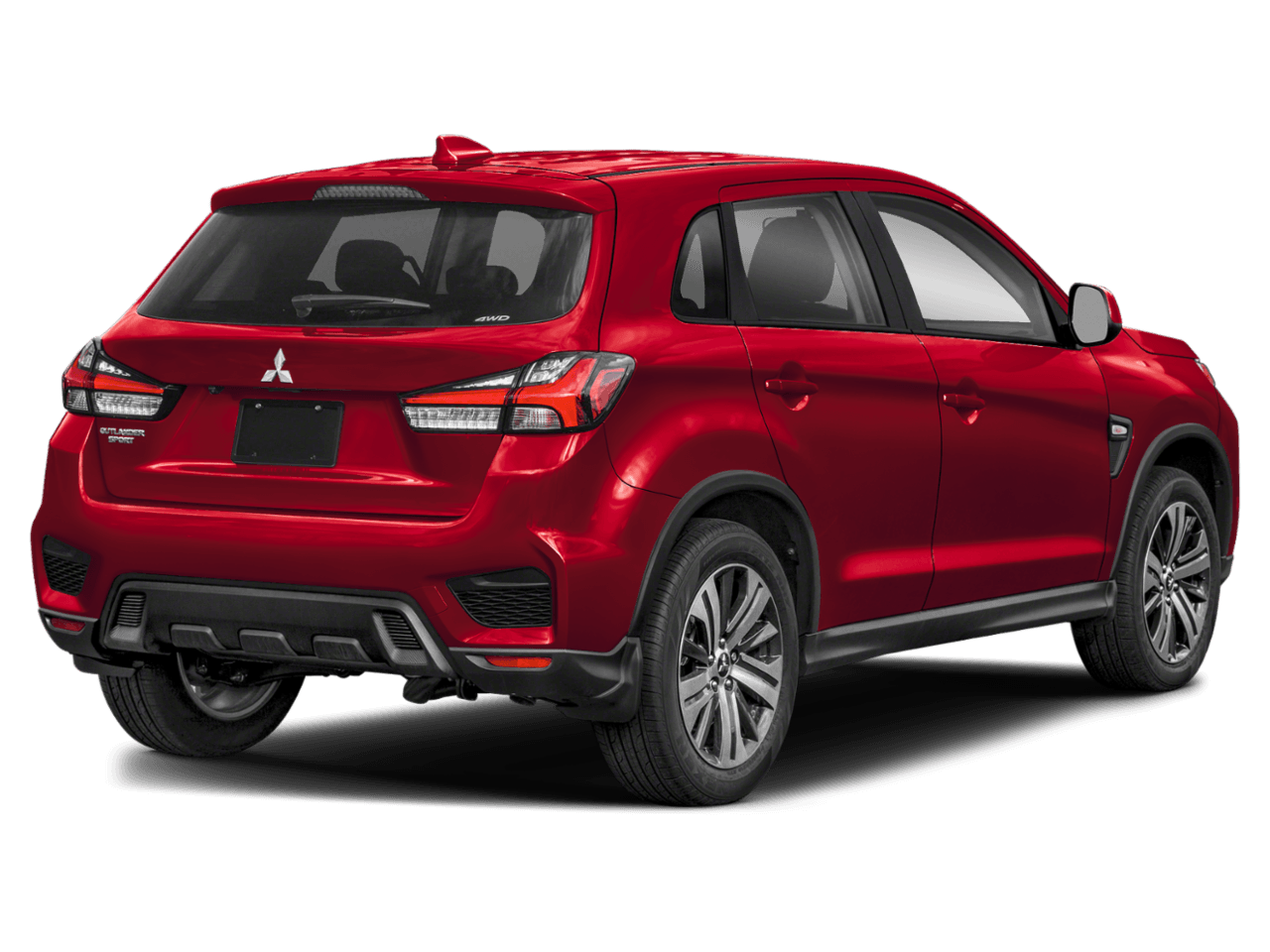 2020 Mitsubishi Outlander Sport ES 2.0 - Rear 3/4, facing to the right