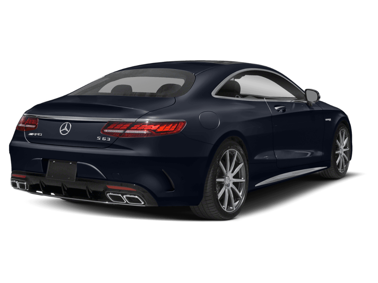 2020 Mercedes-Benz S-Class AMG S 63 - Rear 3/4, facing to the right