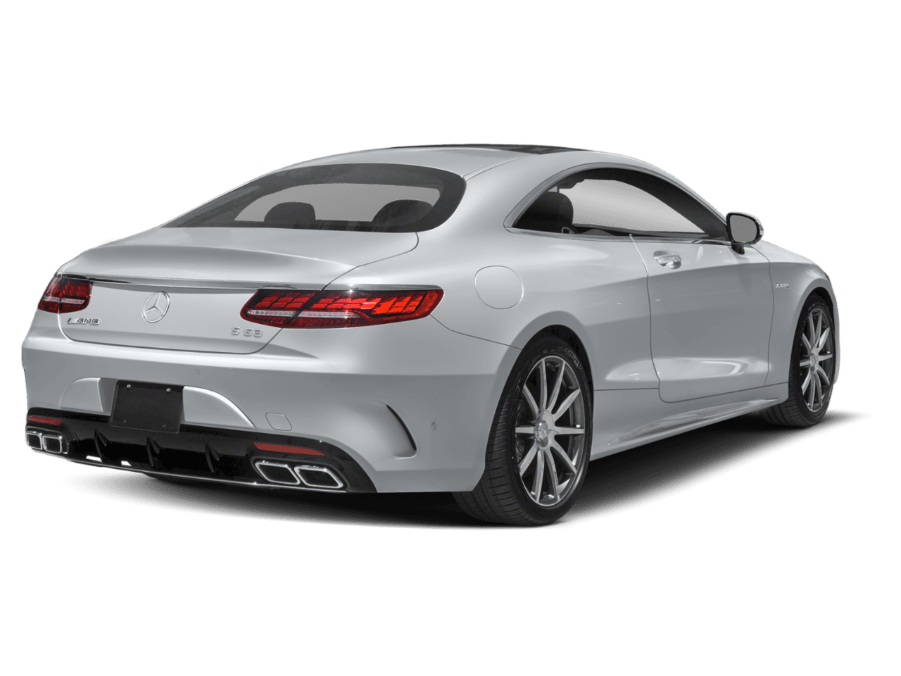 2020 Mercedes-Benz S-Class AMG S 63 - Rear 3/4, facing to the right