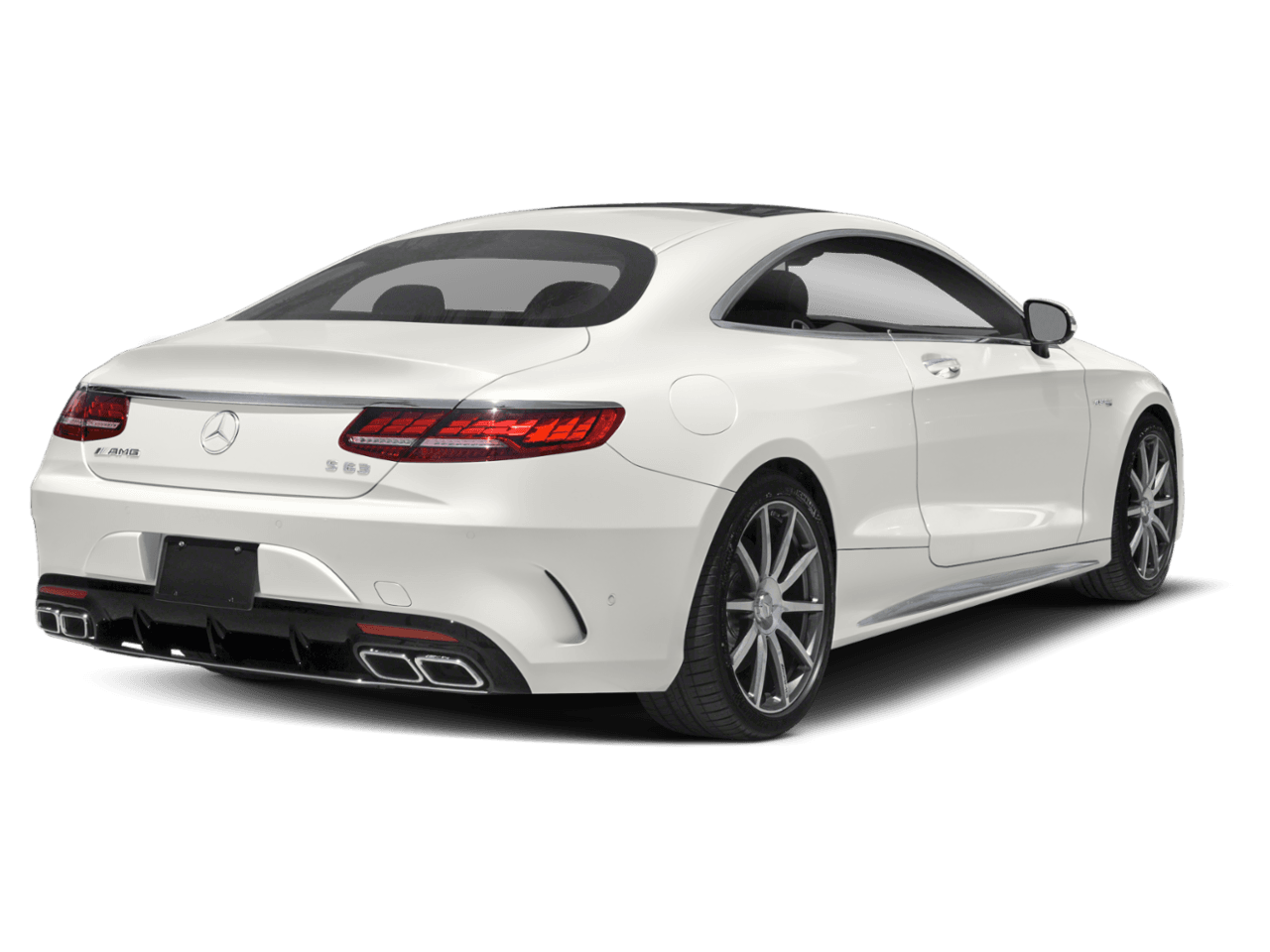 2020 Mercedes-Benz S-Class AMG S 63 - Rear 3/4, facing to the right