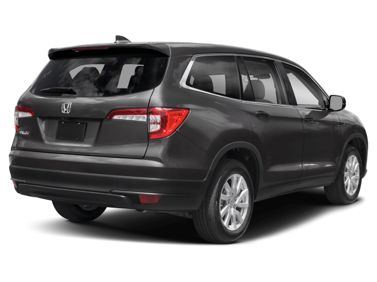 2020 Honda Pilot LX 2WD - Rear 3/4, facing to the right
