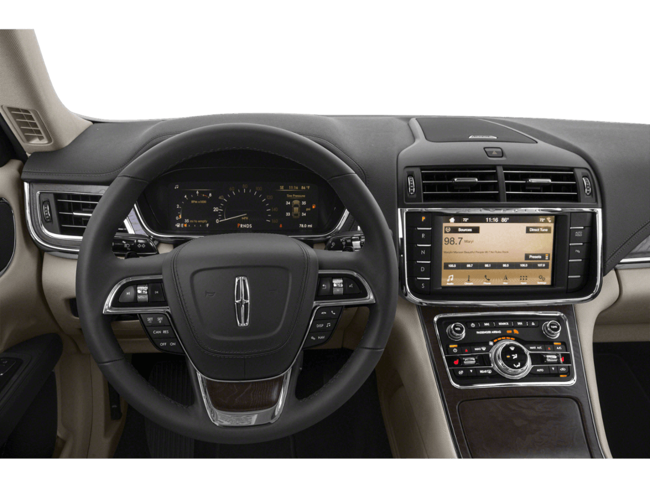 2020 Lincoln Continental Standard - Interior Drivers Dash