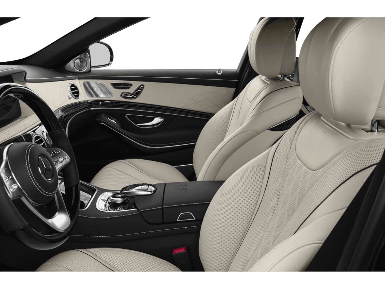 2020 Mercedes-Benz S-Class Maybach S 560 - Interior Driver's Side with Door Open, Front Seat Feature