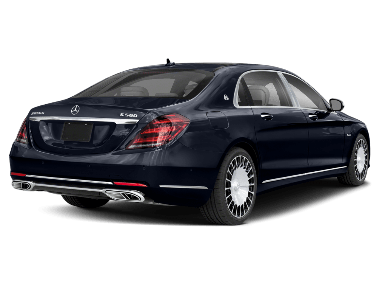 2020 Mercedes-Benz S-Class Maybach S 560 - Rear 3/4, facing to the right