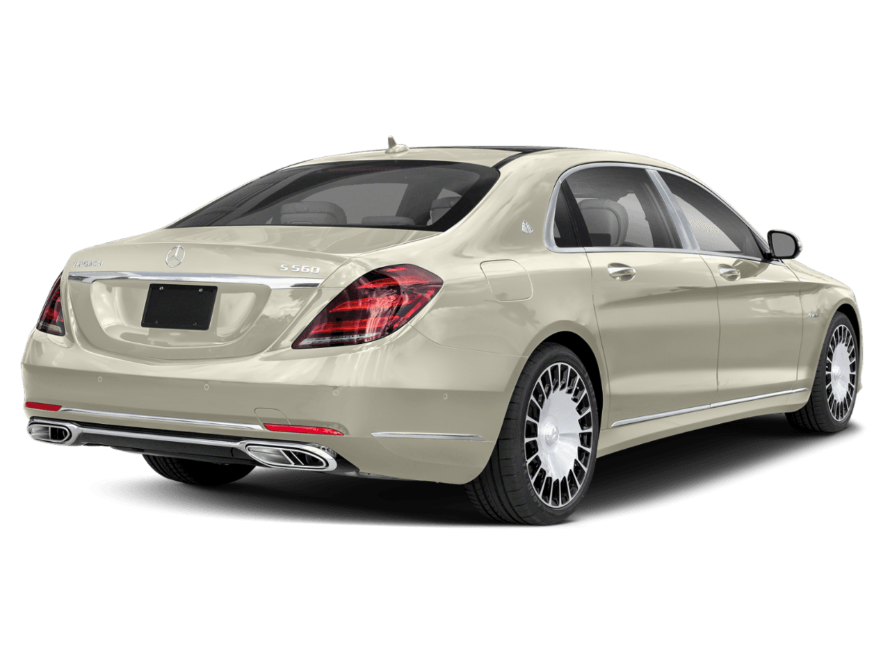 2020 Mercedes-Benz S-Class Maybach S 560 - Rear 3/4, facing to the right