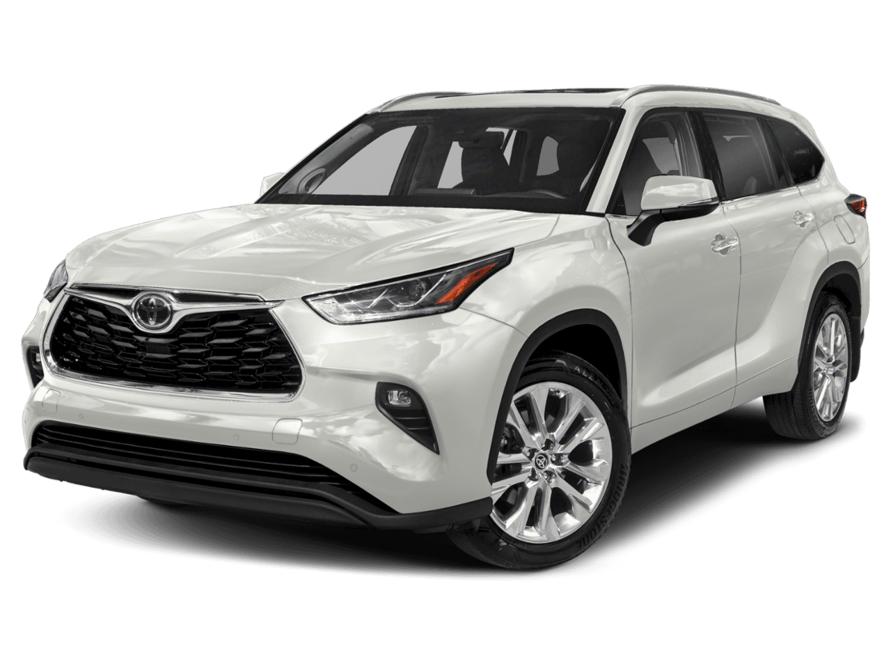 2020 Toyota Highlander Limited - Front 3/4, facing to the left